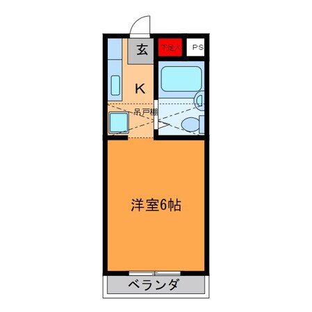 ひまわりコーポの物件間取画像